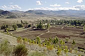Cultivated wide plateau in the Chinchero   Cusco region